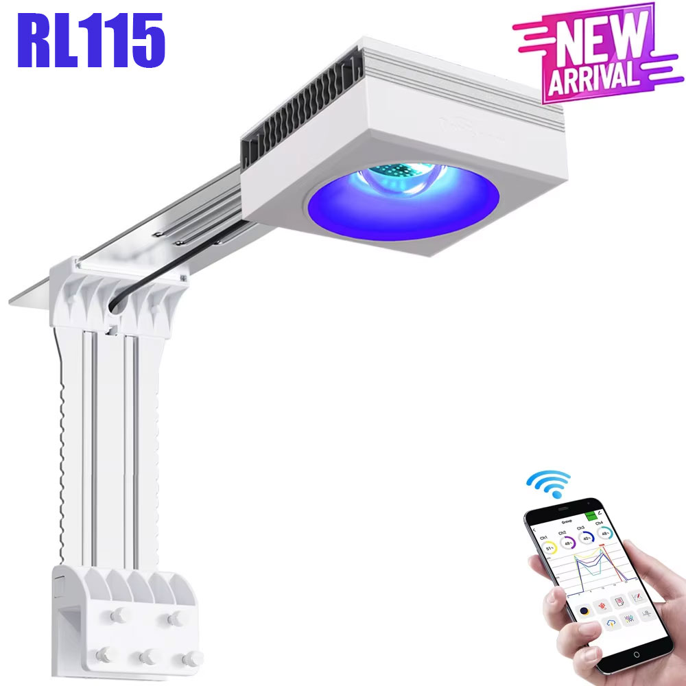 NEW PopBloom RL115 WiFi マリンアクア - Reef Lighting のレビューと価格