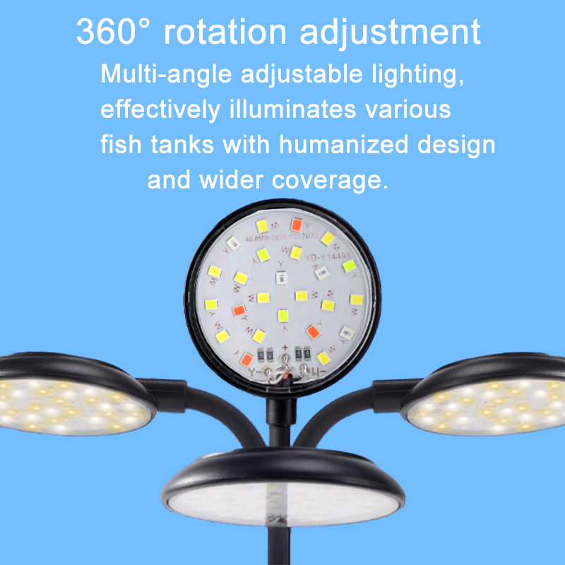 USB水槽LEDランプ水槽ライト装飾水生植物複数モード調光可 - Aquarium Marine Lights のレビューと価格