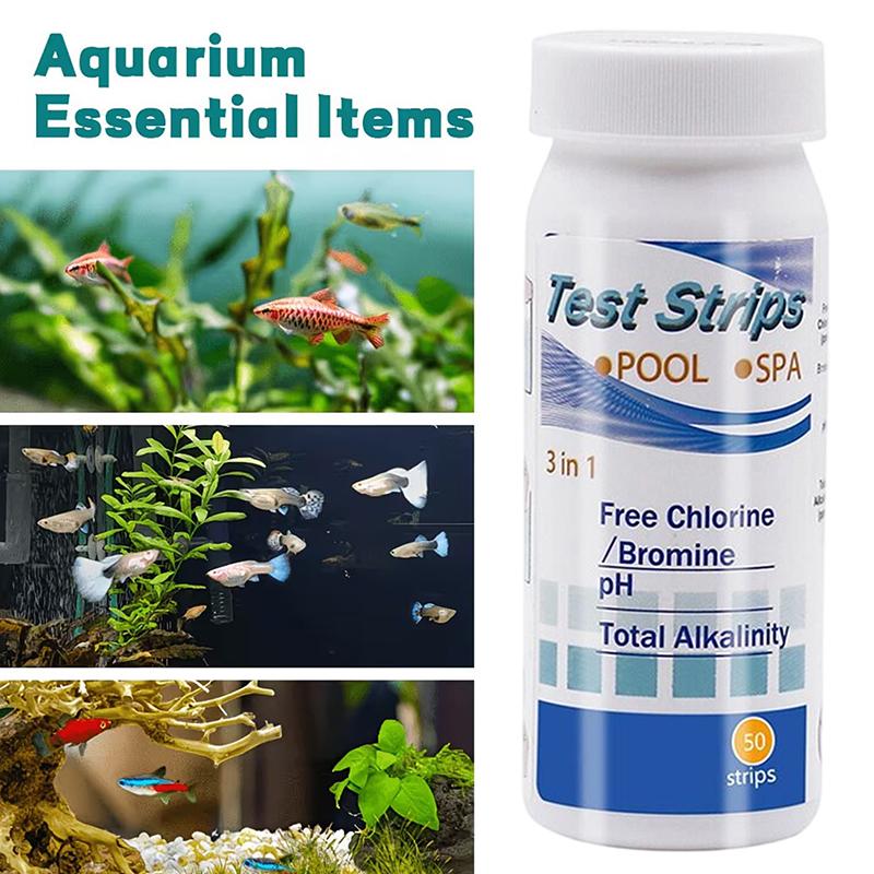 水槽用水質検査ストリップ 8 in 1 広範囲検査キット 海 - Saltwater Tank のレビューと価格