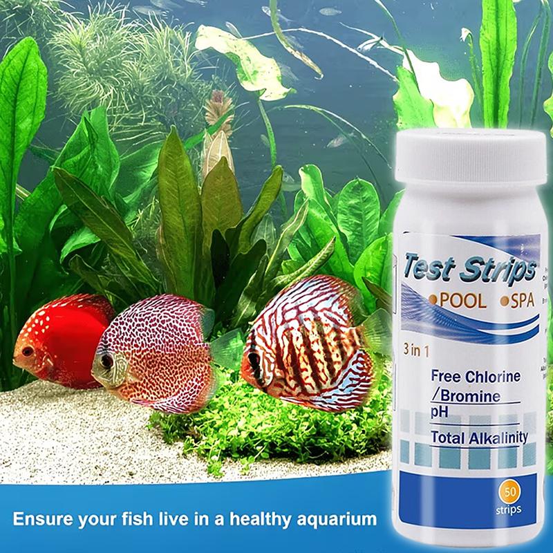 水槽用水質検査ストリップ 8 in 1 広範囲検査キット 海 - Saltwater Tank のレビューと価格