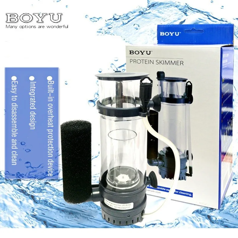 6W/8W BOYUプロテインスキマーフィルター吊り下げ式ポ - Marine Coral のレビューと価格