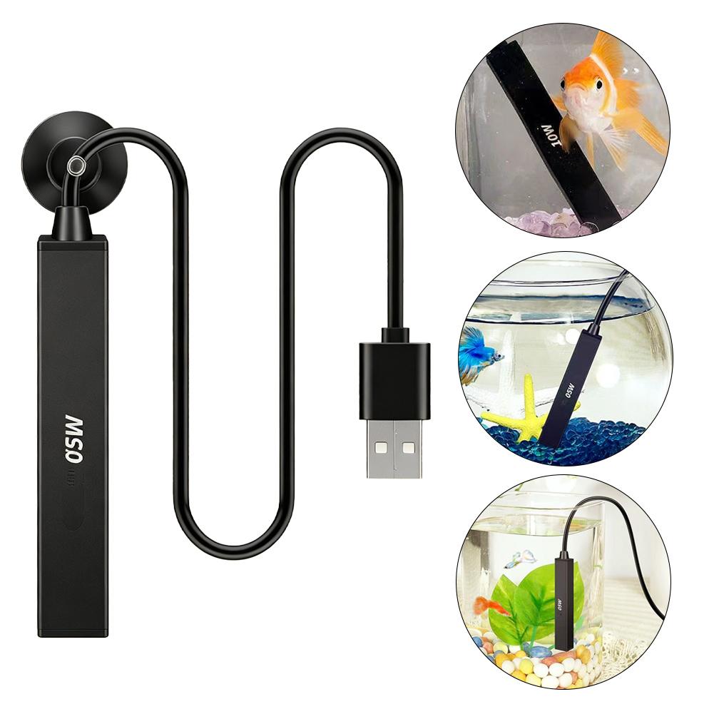 ミニ USB 水族館ヒーター 5V 自動定温加熱ロッド小型水 - Ocean Aquarium のレビューと価格