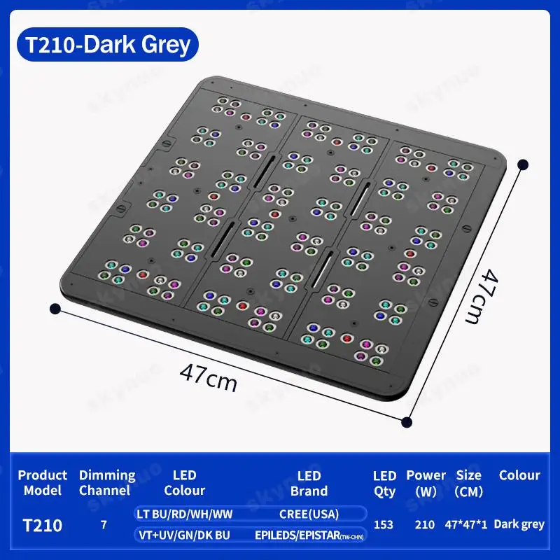TLF KASSRAY T210 210W フルカバレッジ  - Reef Lighting のレビューと価格