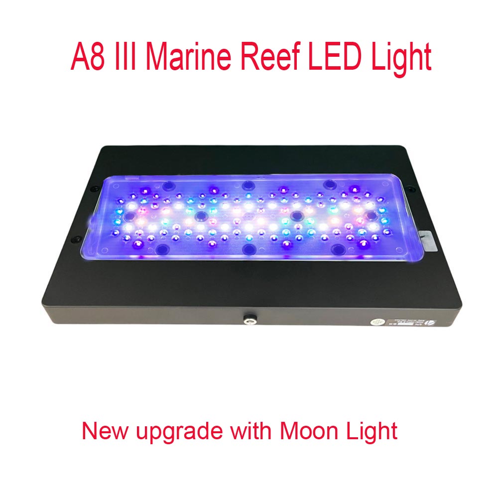 A8 III ムーンライト パワフルマリンリーフアクアリウム - Reef Lighting のレビューと価格