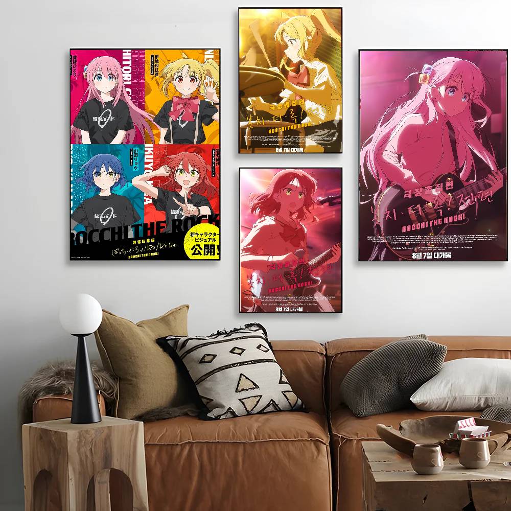 B-Bocchi the Rock アニメポスター キャンバ - Live Rock のレビューと価格