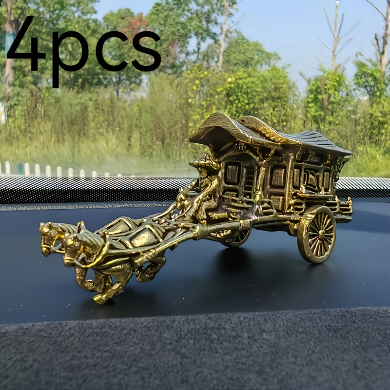 ヴィンテージ真鍮製ダブルエイプ馬車飾り1/4個 - 芸術的な - Marine Fish Tank のレビューと価格